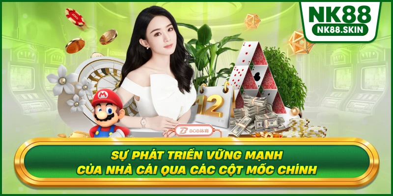 Sự phát triển vững mạnh của nhà cái qua các cột mốc chính
